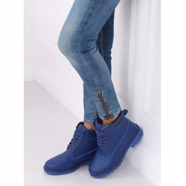 Timber Stiefel für Damen marineblau W-3033 Blau 1