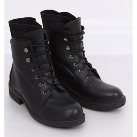 Schwarze Stiefel für Damen schwarz 100-901B0-1 Schwarz 1