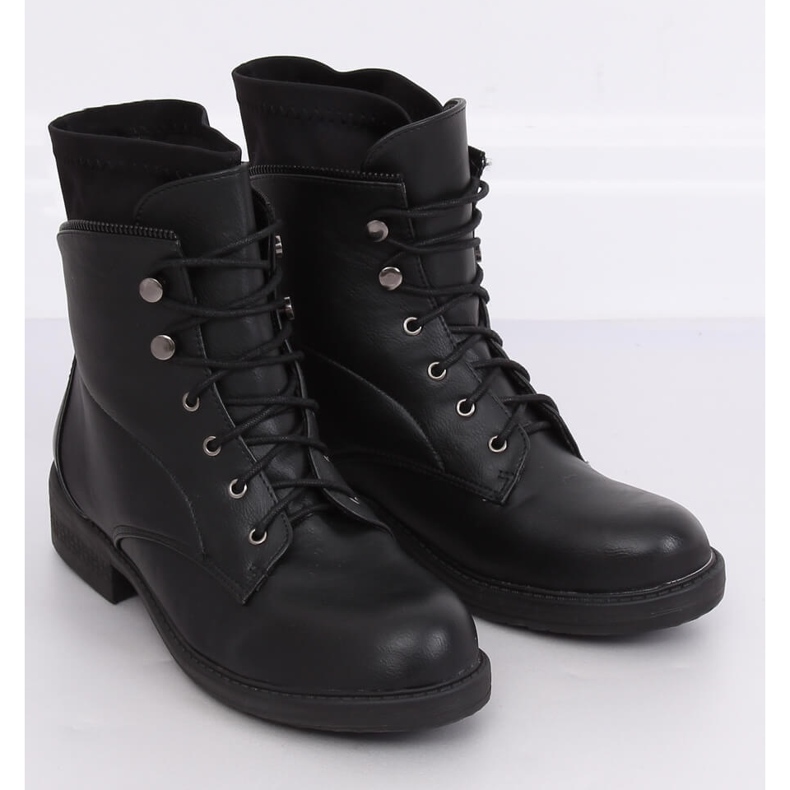 Schwarze Stiefel für Damen schwarz 100-901B0-1 Schwarz 1