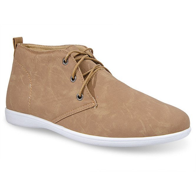Hohe Elegante Schuhe 3569 Camel braun 1