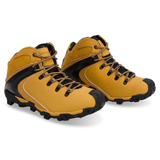 Braune isolierte Trekkingschuhe für Herren 9W4324 1
