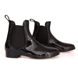 Kurze Galoschen mit Radiergummi SD98 Schwarz 1