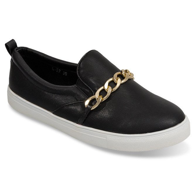 Sneaker Slip On L-57 Schwarz 2