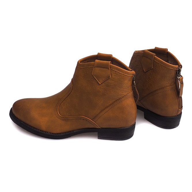Halbschuhe Cowboystiefel 248PA Camel braun 2