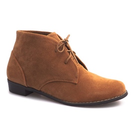Schnürstiefel A-27 Camel braun 1