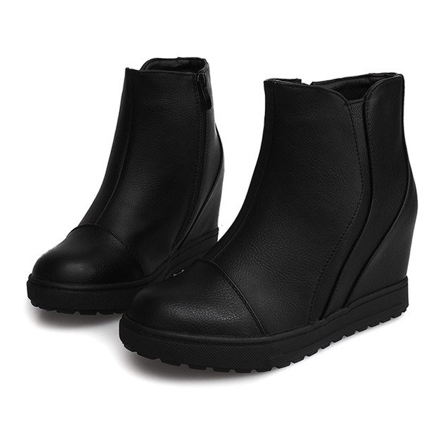 Sneakers mit Keilabsatz J0029A Schwarz 1