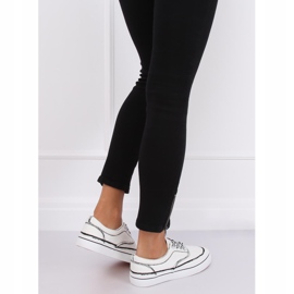 Weiße Damen Sneaker BS103 Weiß 2