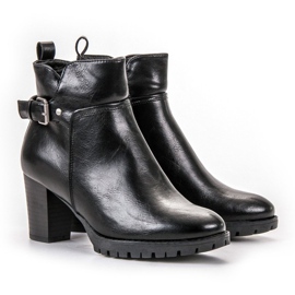 Vinceza Elegante Booties für den Herbst schwarz 2