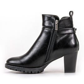 Vinceza Elegante Booties für den Herbst schwarz 1