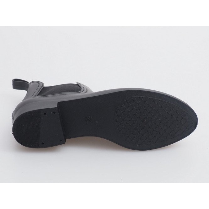 Kurze Gummistiefel mit Gummi 608 Schwarz 2