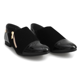 Klassische Schuhe Mit Reißverschluss MS164 Schwarz 1