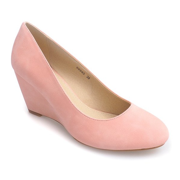 Pumps mit Keilabsatz 99940 Rosa 1
