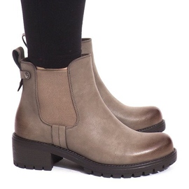 Warme Stiefel BH56-KB Khaki mehrfarbig grün 1