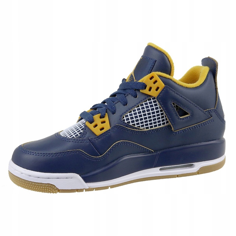 Nike Jordan 4 Retro Bg Jr 408452-425 navy blau 1