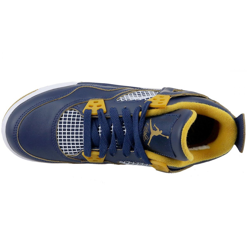 Nike Jordan 4 Retro Bg Jr 408452-425 navy blau 2