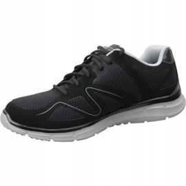Skechers Satisfaction M 58350-BKGY Schuhe schwarz 1