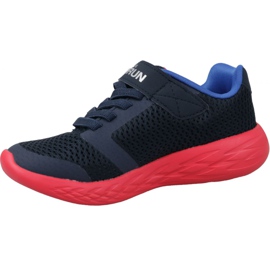 Skechers Go Run 600 Jr 97860L-NVRD Schuhe marineblau 1