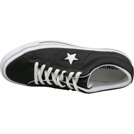Converse One Star Ox 163385C Schuhe schwarz 2