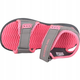 New Balance Jr K2004PKG graue Sandalen rosa 2