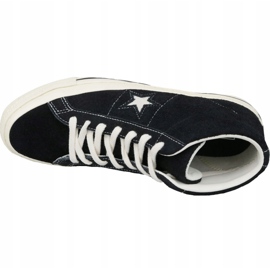 Converse One Star Ox Mid Vintage Suede M 157701C Schuhe schwarz 2
