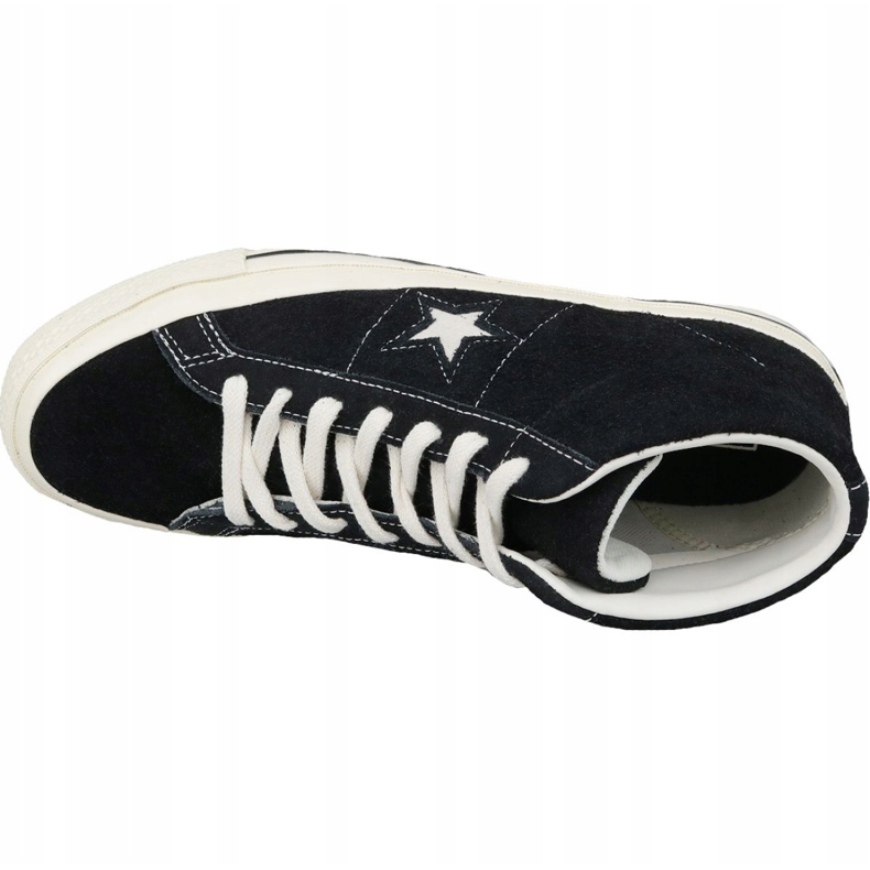 Converse One Star Ox Mid Vintage Suede M 157701C Schuhe schwarz 2