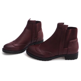 Klassische Jazzstiefel W102 Bordo rot 1