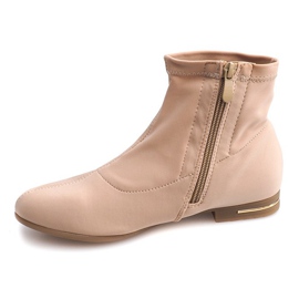 Elegante Stoffstiefel R105 Beige 1