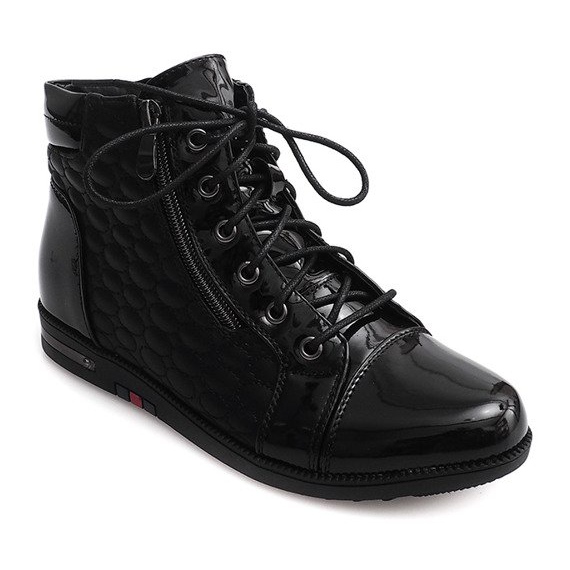 High-Top-Sneaker B10H Schwarz 1