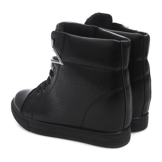 Sneakers mit Keilabsatz 2932-1 Schwarz 2