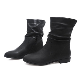 Stiefel Saszki C275 Schwarze Stiefel 1