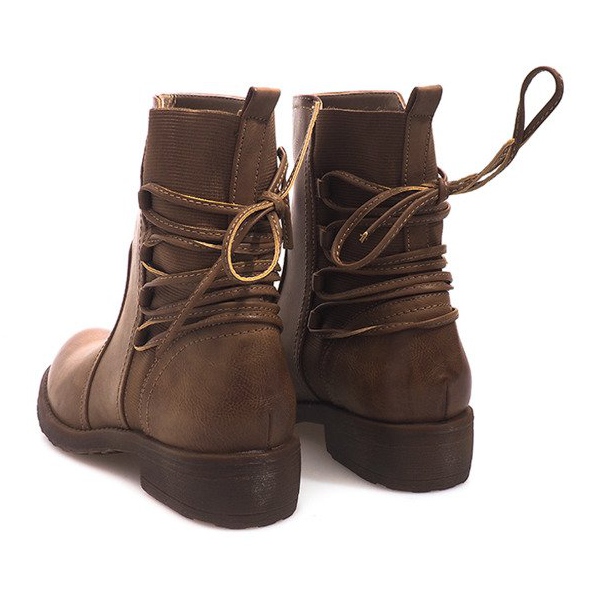 Hohe Stiefel 55435 Khaki mehrfarbig grün 2