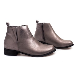 Klassische Stiefel LENO-4 Grau 1