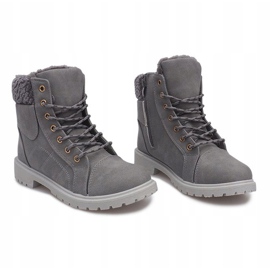 Warm Timberki Trappers DD498-4 Grau 1