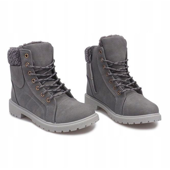 Warm Timberki Trappers DD498-4 Grau 1