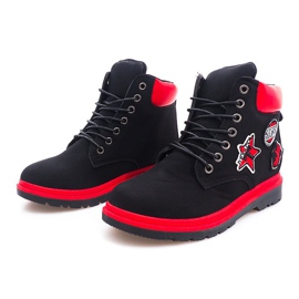 Isolierte Timber Stiefel SJ1679-1 Schwarz 1