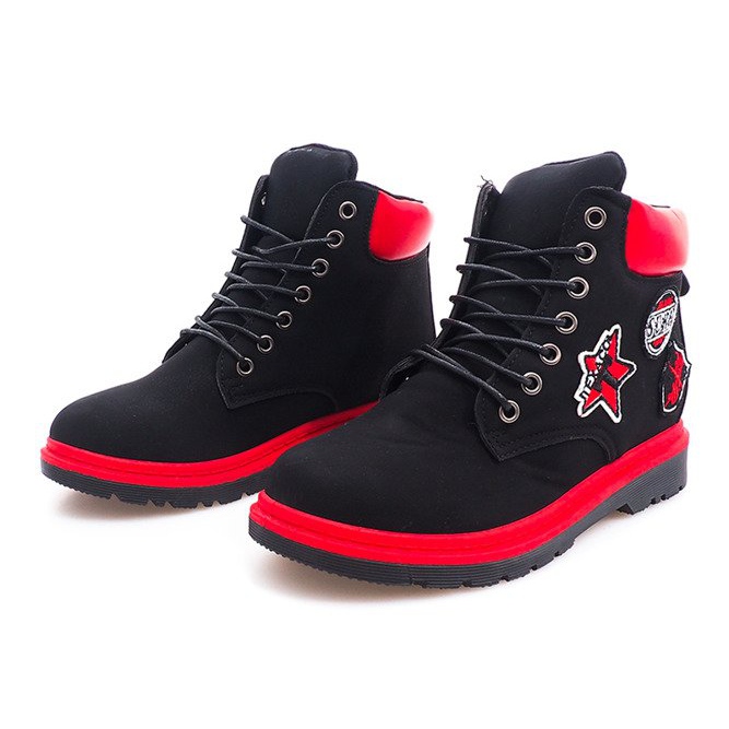 Isolierte Timber Stiefel SJ1679-1 Schwarz 1