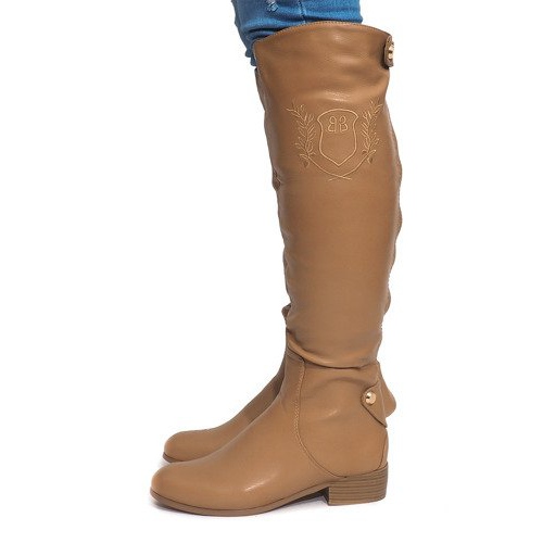 Hohe isolierte Stiefel X453-14 Beige 1