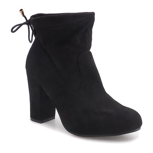 Wildleder Booties On A Bar 99-240 Schwarz 1