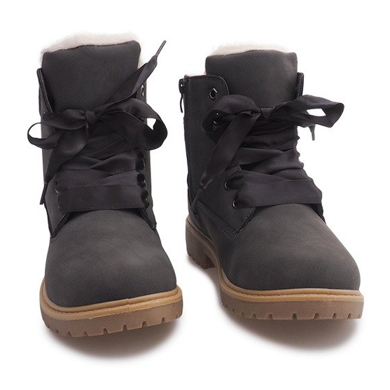 Warme Timberki Bows TL0130-2 Grau 1