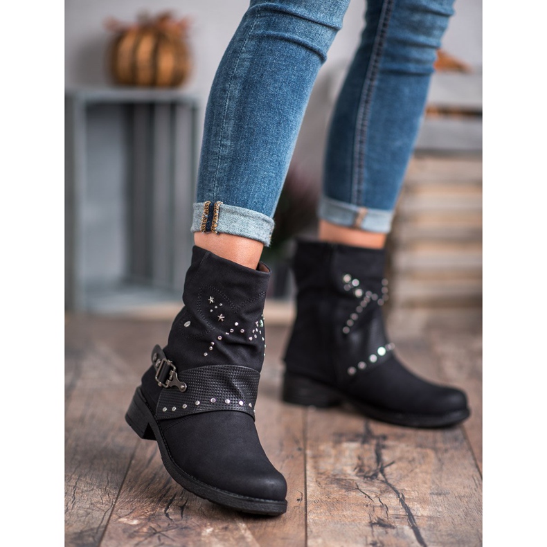 SHELOVET Modische Arbeiter schwarz 1