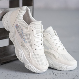 SHELOVET Textile Sportschuhe weiß 2