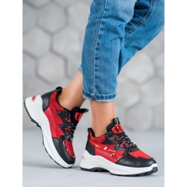 SHELOVET Sportschuhe rot mehrfarbig 1