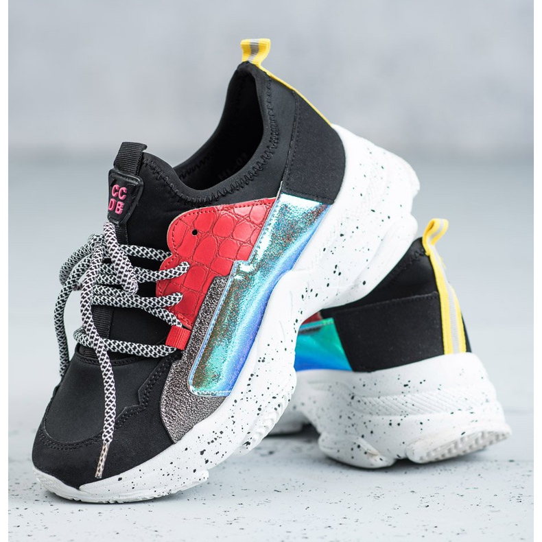 SHELOVET Slip-on-Sneakers schwarz mehrfarbig 1