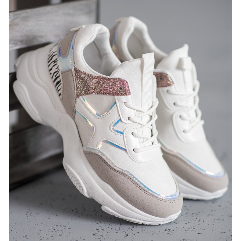 SHELOVET Modische Sportschuhe weiß 2