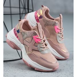 SHELOVET Modische Sportschuhe rosa 2