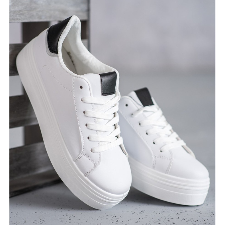 SHELOVET Modische Sportschuhe weiß 1