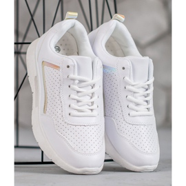 SHELOVET Weiße Sportschuhe 2