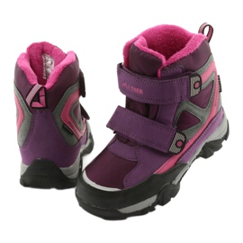MtTrek Klettstiefel mit Membran 18-501-011 lila rosa grau 3