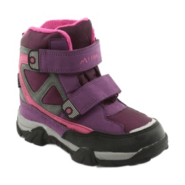 MtTrek Klettstiefel mit Membran 18-501-011 lila rosa grau 1