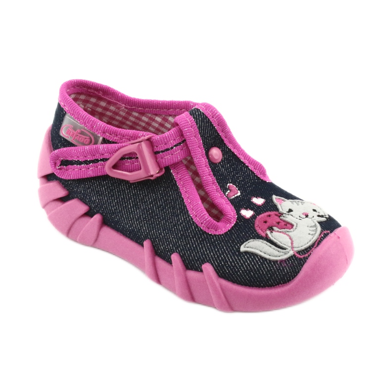 Befado Kinderschuhe 110P348 rosa marineblau 2